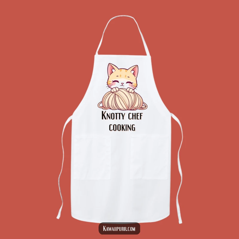 Funny Curious Cat Apron: Playfully Explore Your Kitchen