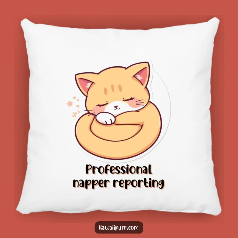 Funny Sleepy Cat Pillow: Cozy Comfort with a Purring Feline, a Hilarious Gift