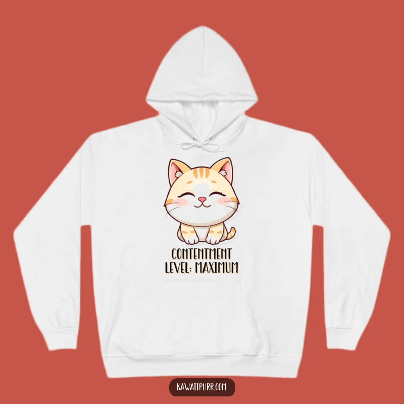 Cozy Funny Content Cat Hoodie: Wrap Yourself in Purrfect Comfort