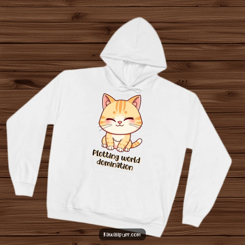 Funny Hoodie featuring a cat character winking with a mischievous grin, offering cozy comfort and a humorous, playful vibe.