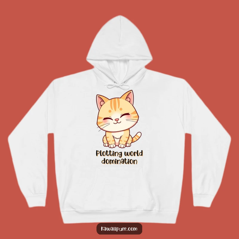 Funny Winking Cat Hoodie: Cozy Mischievous Character Comfort, Ultimate Funny Gift!