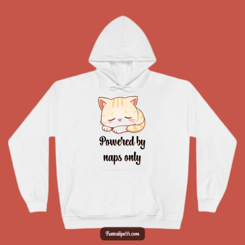 Funny Sleeping Cat Hoodie: Warm & Peaceful Feline Sweatshirt Gift