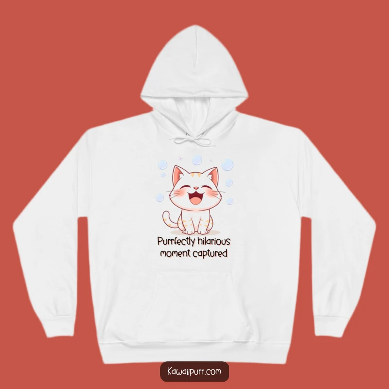 Funny Cat Laughing Hoodie: Cozy & Hilarious Feline Sweatshirt Gift