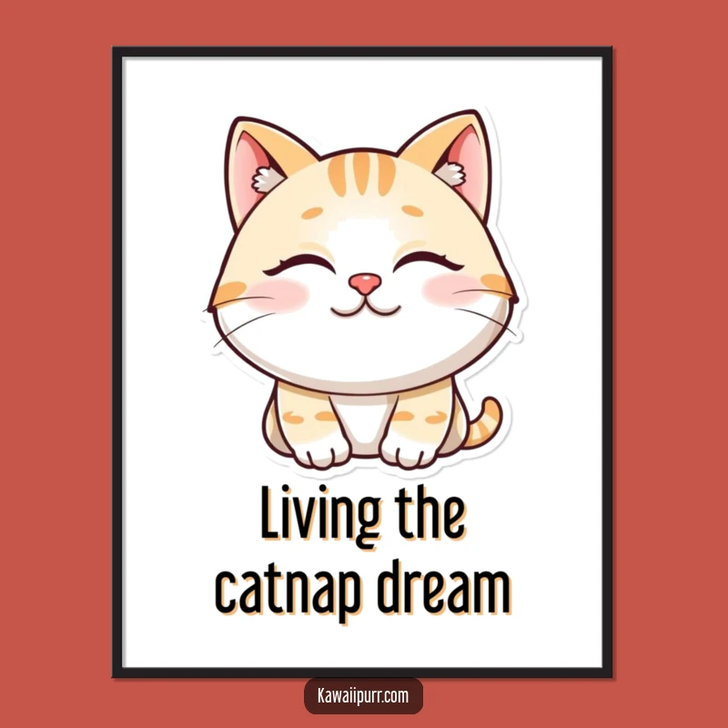 Free Printable Purring Cat Wall Art: Funny Downloadable Decor for Cozy Spaces
