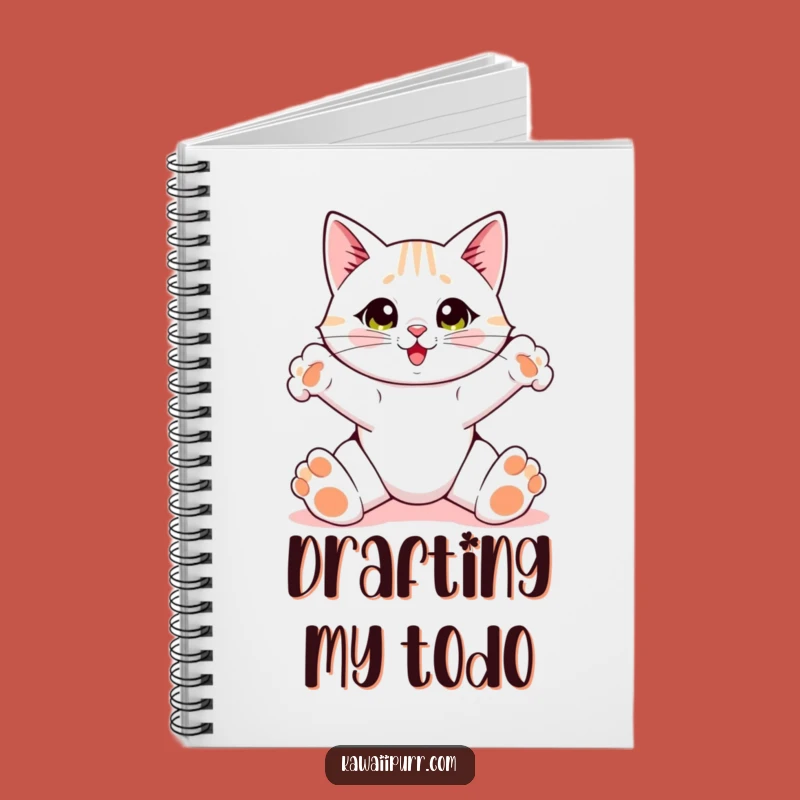 Funny Cat Stretching Notebook: Jot Down Ideas with Feline Energy, Perfect for Gifts