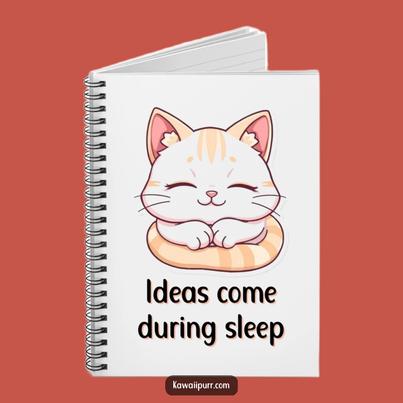 Funny Cat Napping Notebook: Jot Down Dreams with Peaceful Feline Humor, Perfect Gift