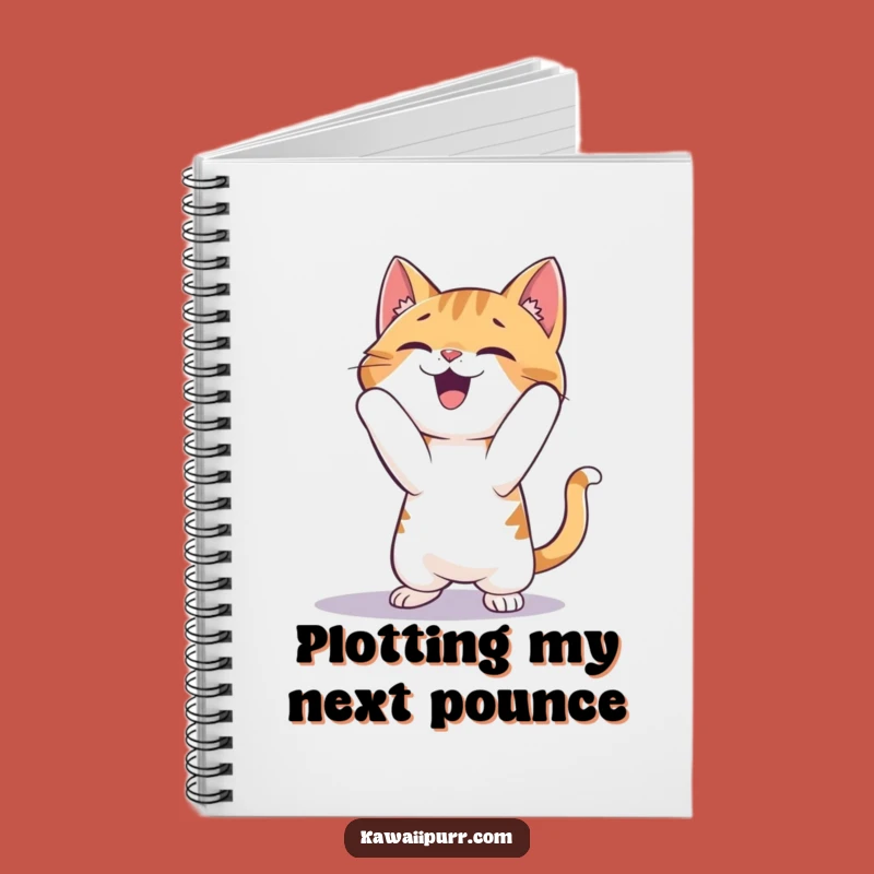 Funny Cat Pouncing Shadow Notebook: Jot Down Ideas with Playful and Hilarious Flair!