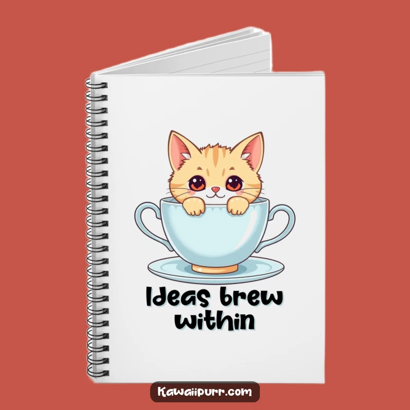 Funny Kawaii Cat Notebook: Cute & Curious Journal for Cat Lovers Gift