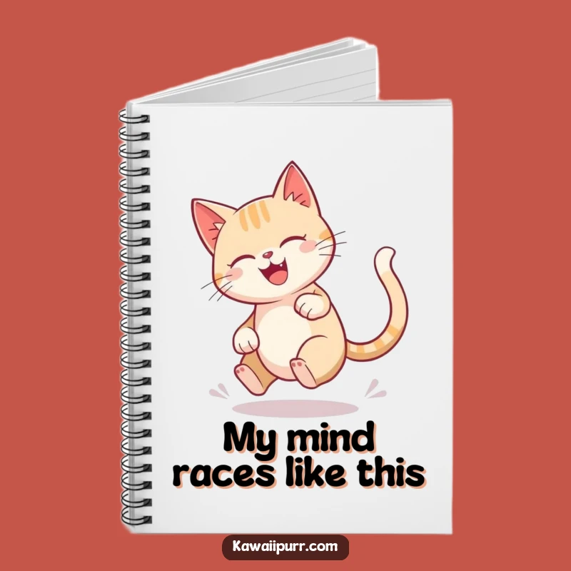 Funny Dizzy Cat Tail Chase Notebook: Jot Down Ideas with Playful Energy, Great Funny Gift