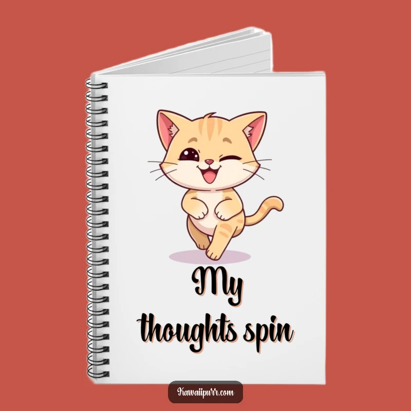Funny Dizzy Cat Tail Chase Notebook: Journal Feline Fun!