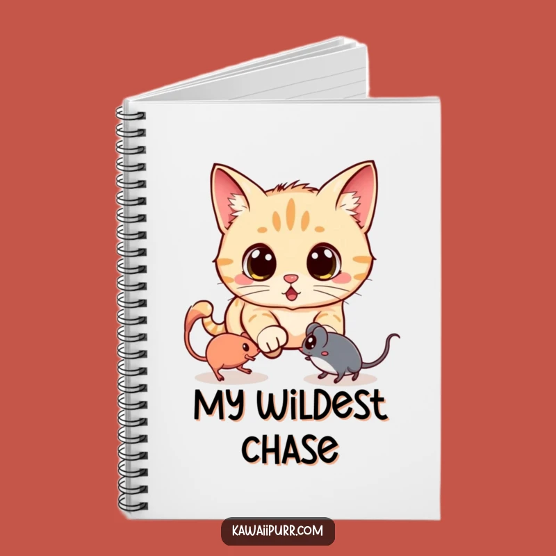 Funny Kawaii Ghost Mouse Cat Notebook: Jot Down Ideas with Spooky Humor
